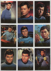 Legends Of Star Trek Series 3 Dr. Leonard "Bones" McCoy Chase Card Set L1-L9 - TvMovieCards.com