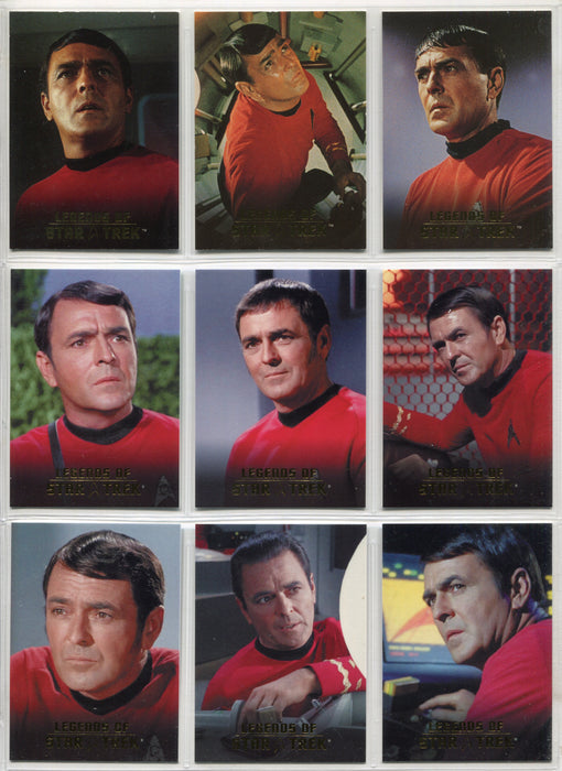 Legends Of Star Trek Series 4 Scotty Montgomery Scott Chase Card Set L1-L9 - TvMovieCards.com