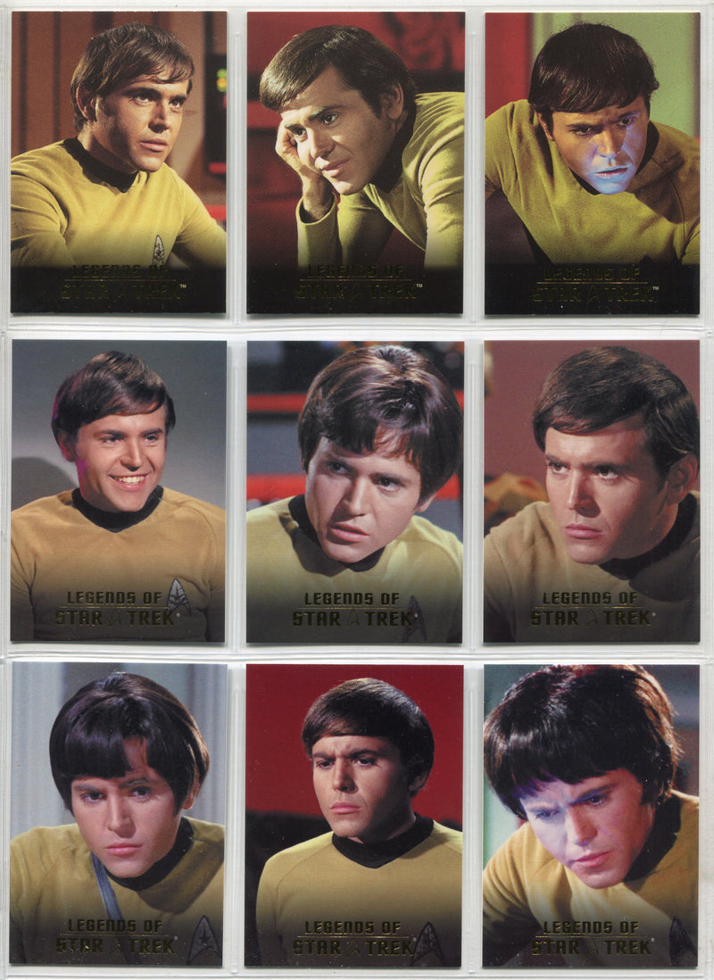 Legends Of Star Trek Series 5 Chekov Chase Card Set L1-L9 - TvMovieCards.com