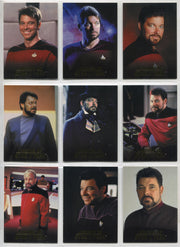 Legends Of Star Trek Series 8 Commander William Riker Chase Card Set L1-L9 - TvMovieCards.com