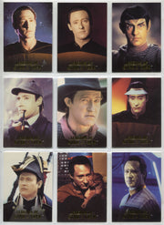Legends Of Star Trek Series 7 Lieutenant Commander Data Chase Card Set L1-L9 - TvMovieCards.com