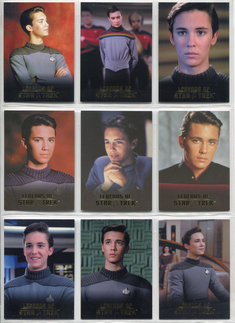 Legends Of Star Trek Series 12: Ensign Wesley Crusher Chase Card Set L1-L9 - TvMovieCards.com