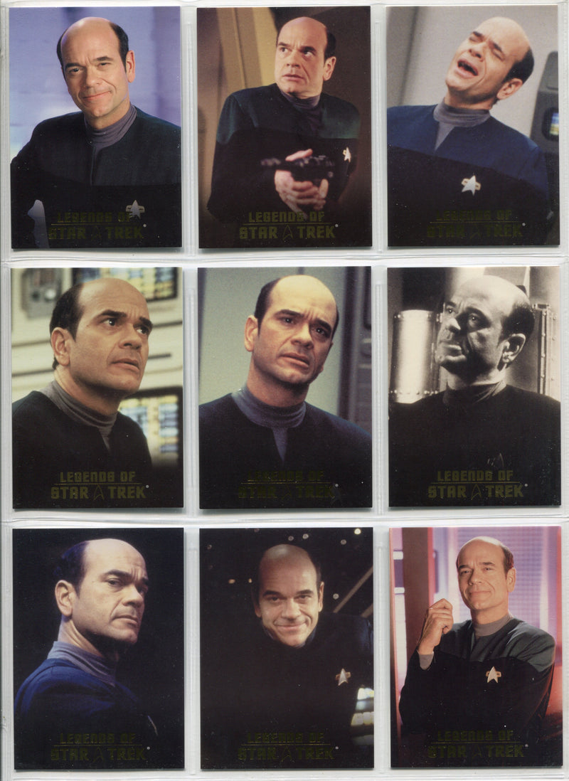 Legends Of Star Trek Series 23: The Doctor Chase Card Set L1-L9 - TvMovieCards.com
