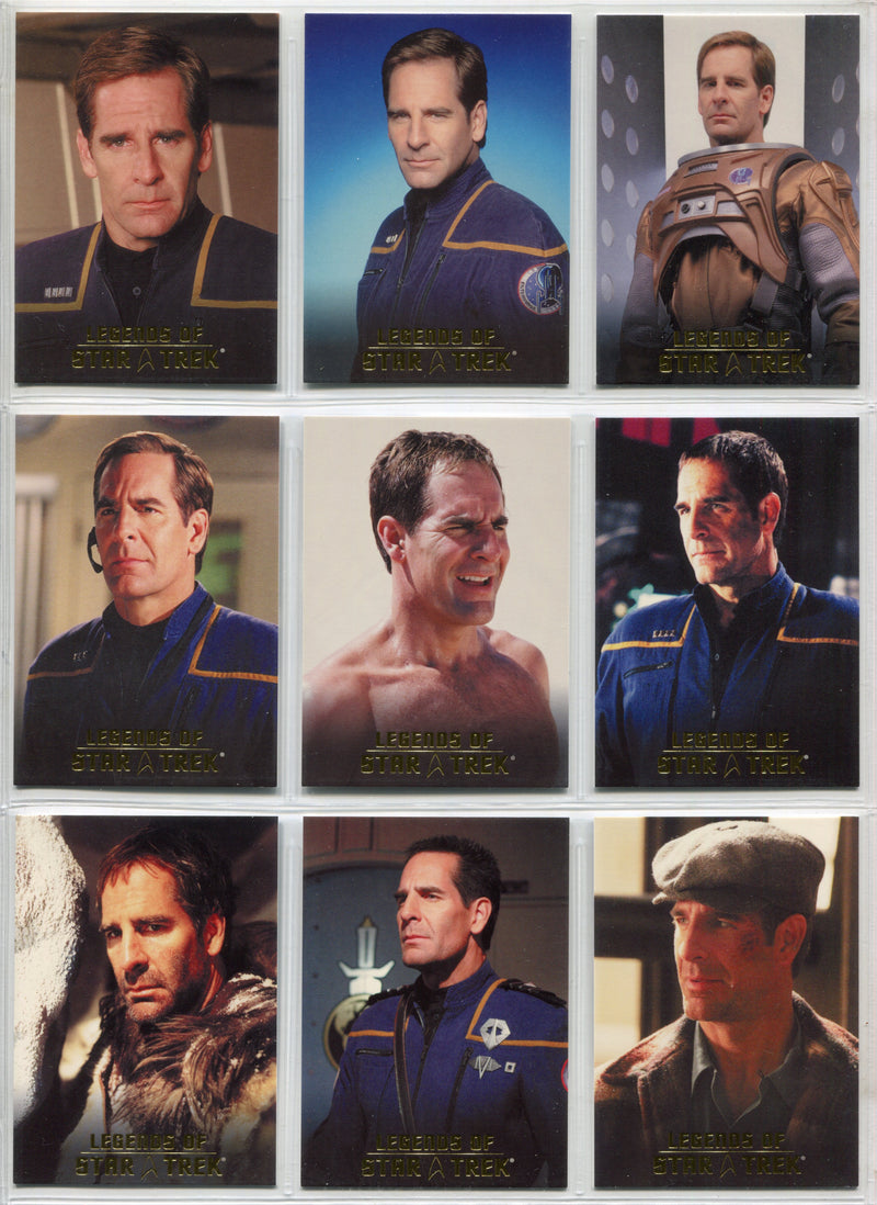 Legends Of Star Trek Series 18: Captain Jonathan Archer Chase Card Set L1-L9 - TvMovieCards.com