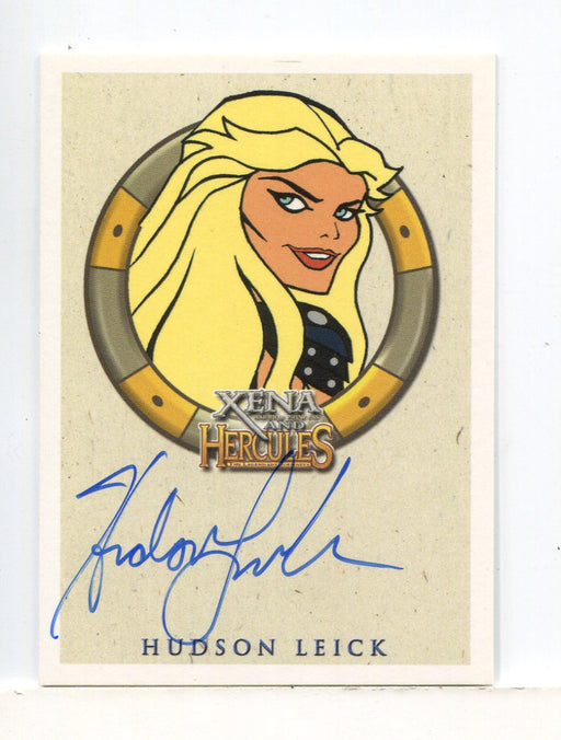 Xena & Hercules Animated Adventures Hudson Leick Callisto Autograph Card - TvMovieCards.com