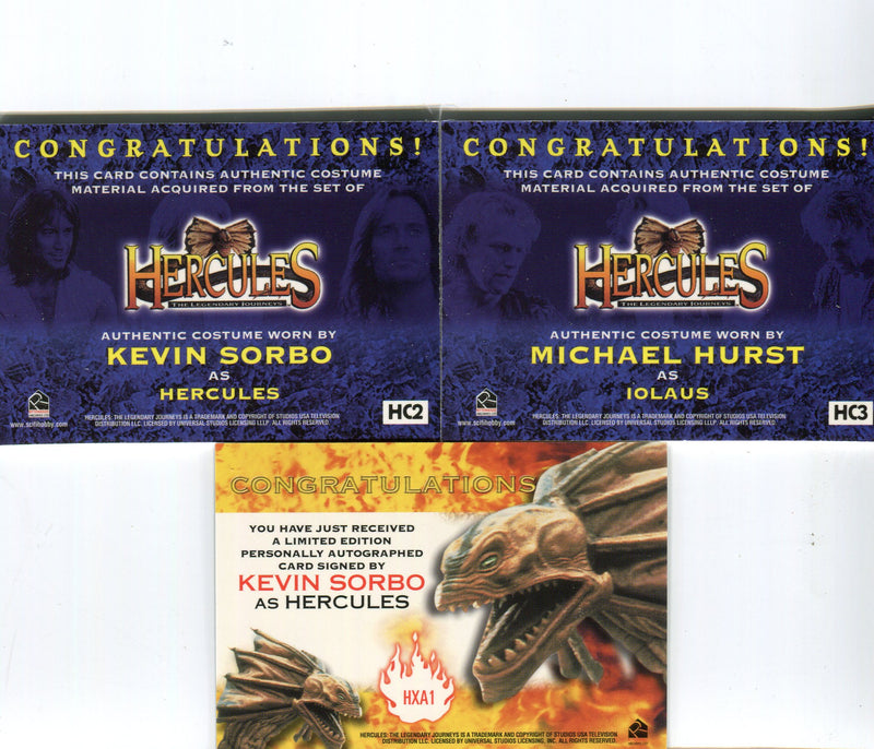 Hercules The Comlete Journeys Expansion Autograph Costume Card Set #287/999 - TvMovieCards.com