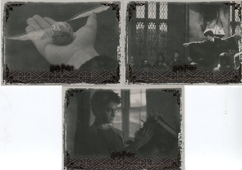 Harry Potter Memorable Moments 2 Bronze Foil Promo Card Lot P1 P2 P3 - TvMovieCards.com
