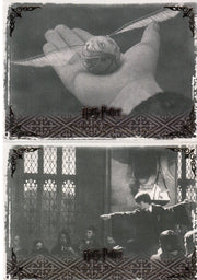 Harry Potter Memorable Moments 2 Bronze Foil Promo Card Lot P1 and P2 - TvMovieCards.com