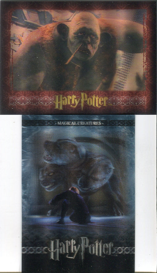 The World of Harry Potter 3D Promo Card Lot 3D-1/ P1 and 3D-2/ P1 - TvMovieCards.com