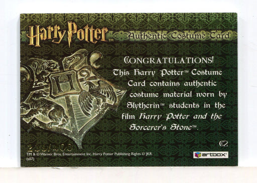 The World of Harry Potter 3D Slytherin Students Costume Card HP C2 #239/400 - TvMovieCards.com