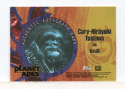 Planet of the Apes Movie Cary-Hiroyuki Tagawa as Krull Autograph Card Topps 2001 - TvMovieCards.com
