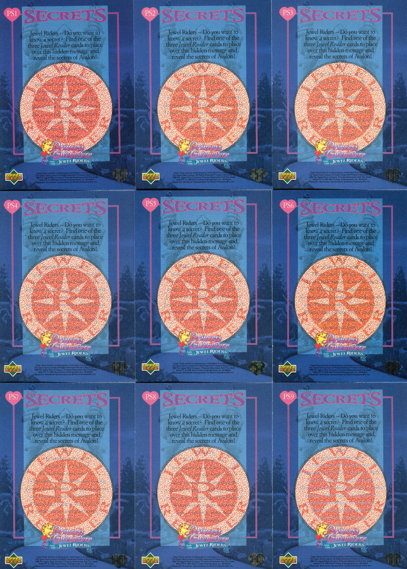 Princess Gwenevere Secrets Chase Card Set PS1 thru PS15 Upper Deck 1996 - TvMovieCards.com