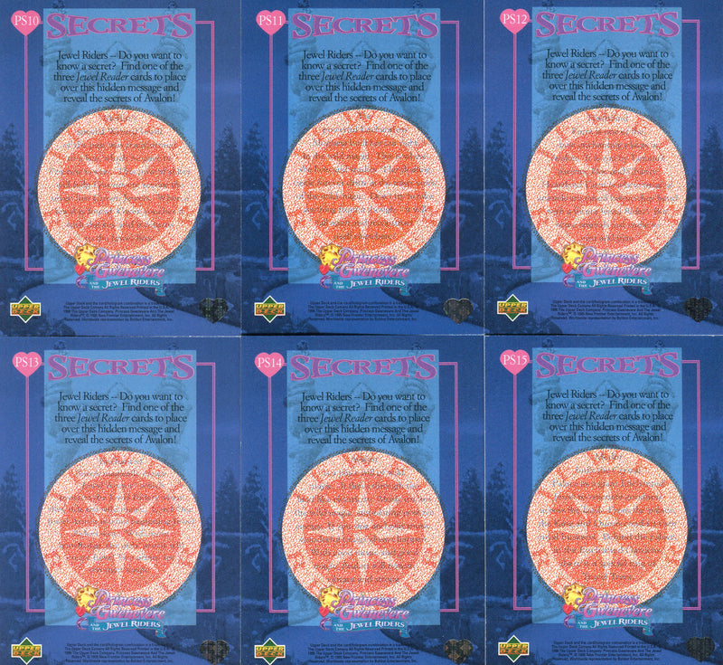 Princess Gwenevere Secrets Chase Card Set PS1 thru PS15 Upper Deck 1996 - TvMovieCards.com