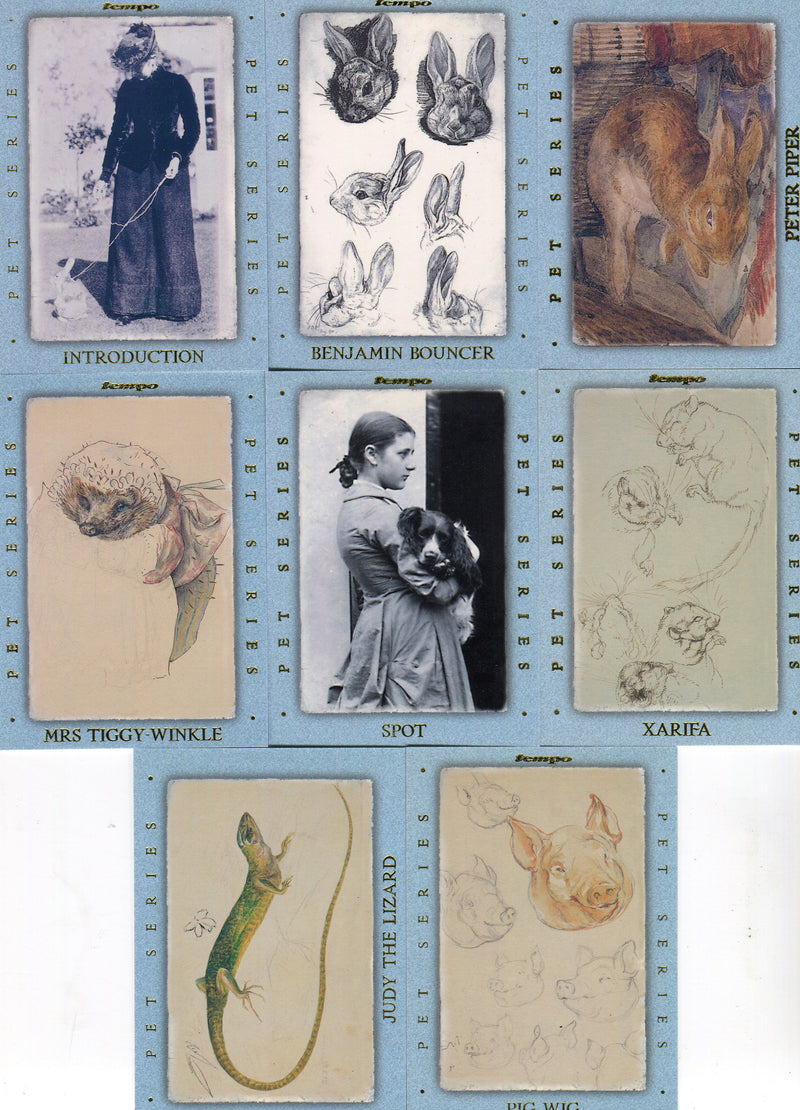 Peter Rabbit and Friends Pet Series Chase Card Set PS 1 thru PS 8 Tempo 1996 - TvMovieCards.com