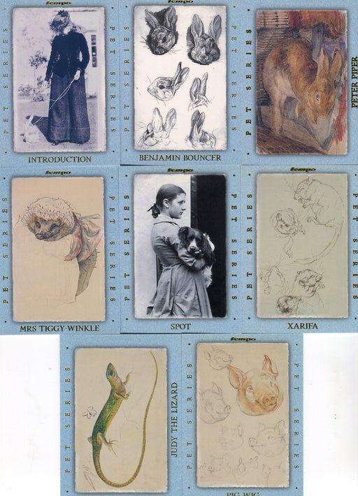 Peter Rabbit and Friends Pet Series Chase Card Set PS 1 thru PS 8 Tempo 1996 - TvMovieCards.com