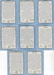 Peter Rabbit and Friends Pet Series Chase Card Set PS 1 thru PS 8 Tempo 1996 - TvMovieCards.com