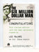 Six Million Dollar Man 1 & 2 Lee Majors as Steve Austin Autograph Card A1 - TvMovieCards.com