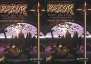 Razor Metal & Flesh Photochrome Chase Card Set (2) Krome 1996 - TvMovieCards.com