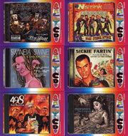 Silly CD's Sticker Chase Card Set 11 Sticker Cards Silly Productions 2001 - TvMovieCards.com