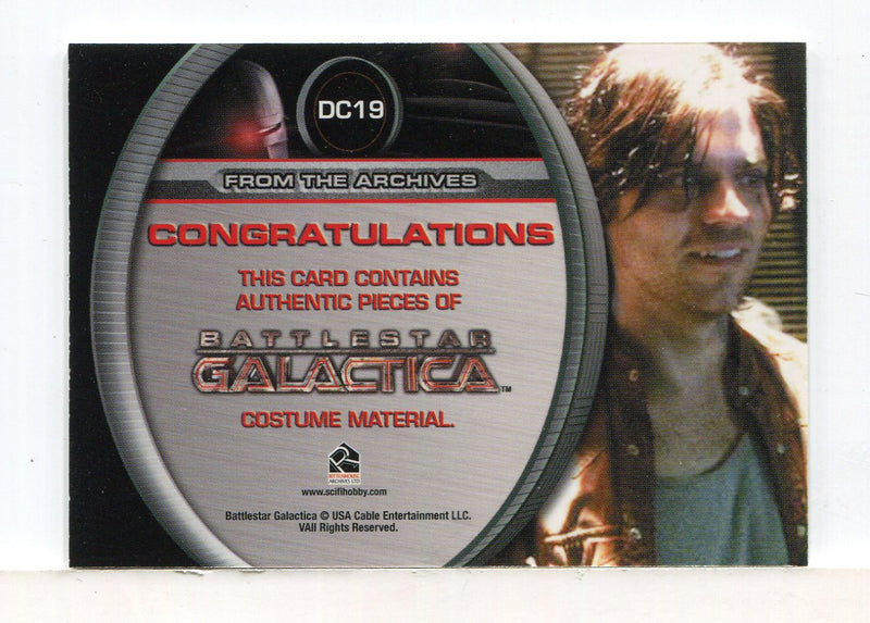 Battlestar Galactica Season Four Dual Costume Card DC19 Enzo - TvMovieCards.com