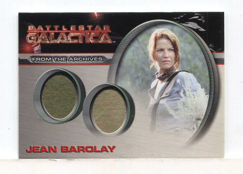Battlestar Galactica Season Four Dual Costume Card DC20 Jean Barolay - TvMovieCards.com