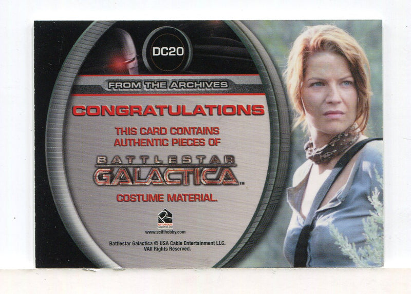 Battlestar Galactica Season Four Dual Costume Card DC20 Jean Barolay - TvMovieCards.com