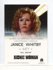 Bionic Collection The Bionic Woman Janice Whitby Autograph Card - TvMovieCards.com