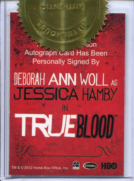 True Blood Archives Dealer Incentive Deborah Ann Woll Autograph Card - TvMovieCards.com