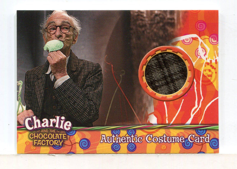 Charlie & Chocolate Factory David Kelly as Grandpa Joe Costume Card #328/530 - TvMovieCards.com