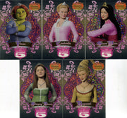 2007 Shrek The Third Fiona's Fairytale Chase Card Set F-1 thru F-5 Inkworks - TvMovieCards.com