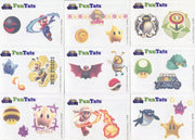 Super Mario Brothers Galaxy Fun Tats Chase Card Set 1-18 Enterplay 2008 - TvMovieCards.com