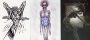 Species Movie Sil Subset Chase Card Set 1-3 Comic Images 1995 - TvMovieCards.com