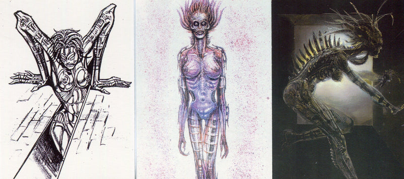 Species Movie Sil Subset Chase Card Set 1-3 Comic Images 1995 - TvMovieCards.com