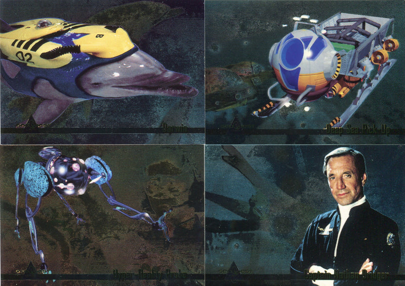 SeaQuest DSV Foil Chase Card Set F1 thru F4 Skybox 1993 - TvMovieCards.com