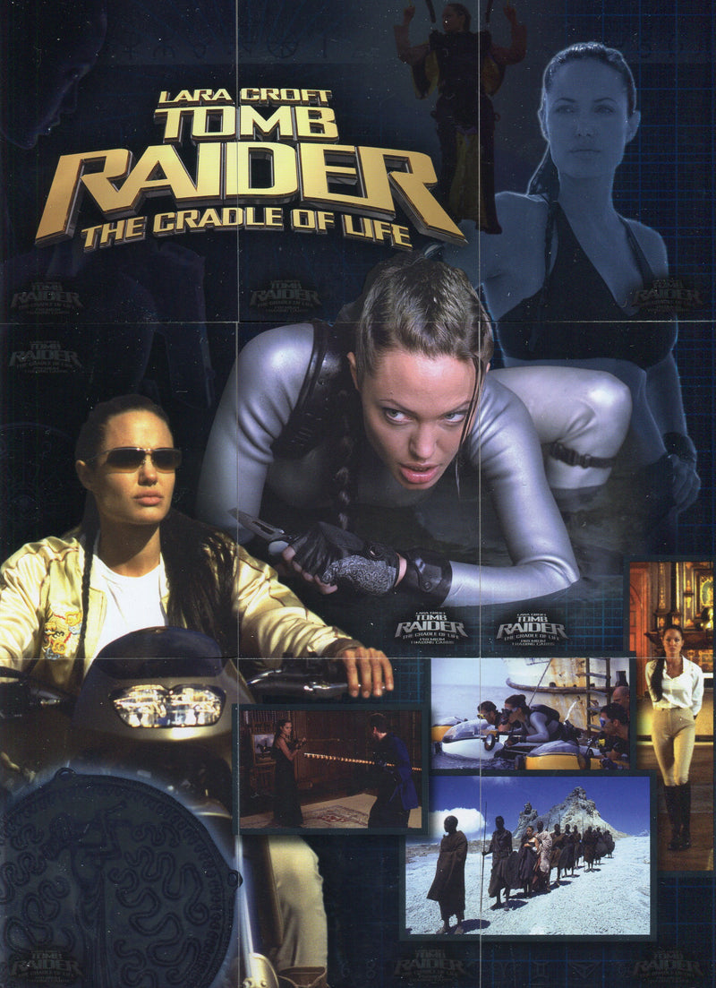 2003 Tomb Raider Cradle of Life (Movie) Foil Puzzle Chase Card Set (9) Inkworks - TvMovieCards.com