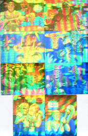 1991 Toxic Crusaders Hologram Stickers Chase Card Set 8 Cards Topps - TvMovieCards.com