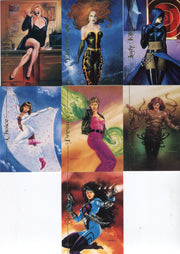 1994 Ultraverse Series 2 Painted Bonus Chase Card Set B1 - B7 Skybox - TvMovieCards.com
