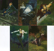 1994 Ultraverse Master Series UltraFlash Etched Foil Chase Card Set U1 - U5 Skyb - TvMovieCards.com