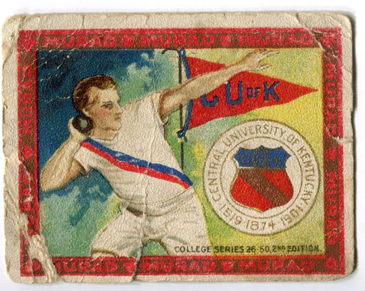 1909 T51 Murad Cigarettes College Series 1 & 2 You Pick Single Cards University of Kentucky 2nd Series - TvMovieCards.com
