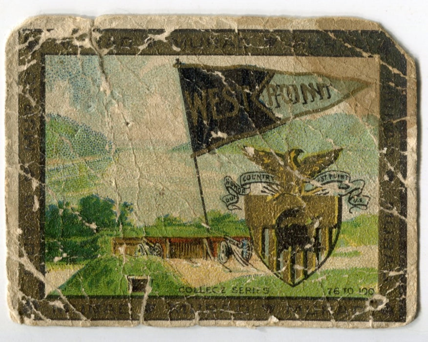 1909 T51 Murad Cigarettes College Series 1 & 2 You Pick Single Cards West Point - TvMovieCards.com