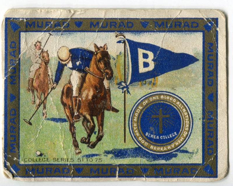 1909 T51 Murad Cigarettes College Series 1 & 2 You Pick Single Cards Berea Collage 3rd Series - TvMovieCards.com
