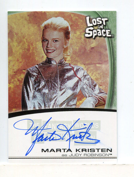 Fantasy Worlds of Irwin Allen Lost in Space Marta Kristen Autograph Card A7 - TvMovieCards.com
