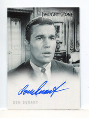 Twilight Zone 4 Science and Superstition Don Durant Autograph Card A-70 - TvMovieCards.com