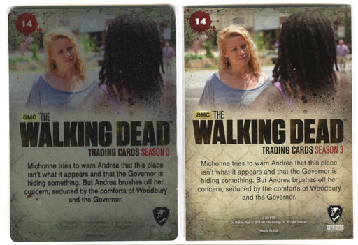 Walking Dead Season 3 Part 2 Red Metal Variant 1/1 Card #14 Trust Me - TvMovieCards.com