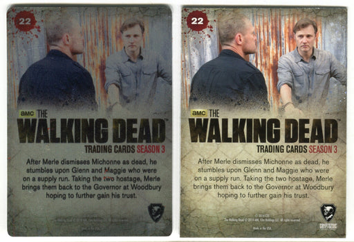 Walking Dead Season 3 Part 2 Red Metal Variant 1/1 Card #22 A Curious Find - TvMovieCards.com