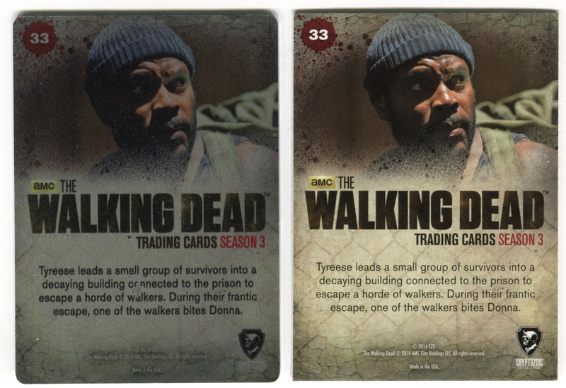 Walking Dead Season 3 Part 2 Red Metal Variant 1/1 Card #33 The Fight to Live - TvMovieCards.com