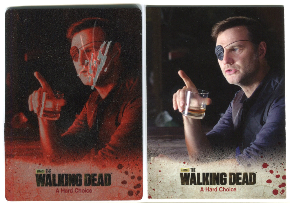 Walking Dead Season 3 Part 2 Red Metal Variant 1/1 Card #51 A Hard Choice - TvMovieCards.com