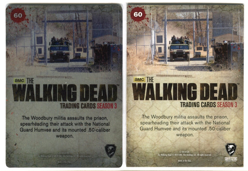 Walking Dead Season 3 Part 2 Red Metal Variant 1/1 Card #60 Uninvited Guests - TvMovieCards.com