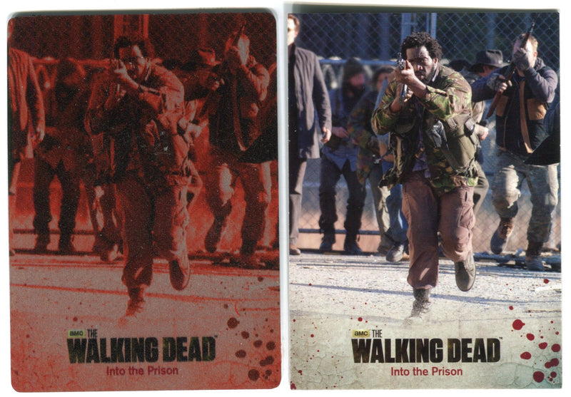 Walking Dead Season 3 Part 2 Red Metal Variant 1/1 Card #64 Into the Prison - TvMovieCards.com