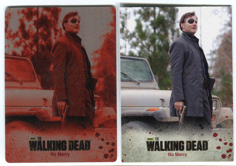 Walking Dead Season 3 Part 2 Red Metal Variant 1/1 Card #71 No Mercy - TvMovieCards.com